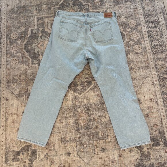 Women’s Levi’s 501 Light wash denim Jeans size 16w - Picture 7 of 11